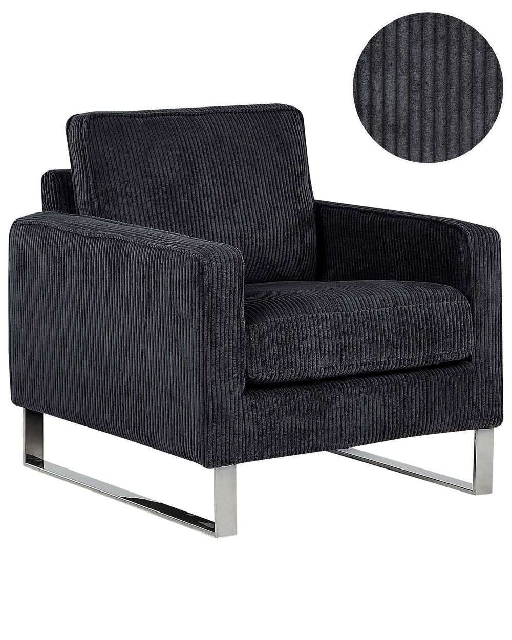 Sessel VIND Cord Schwarz