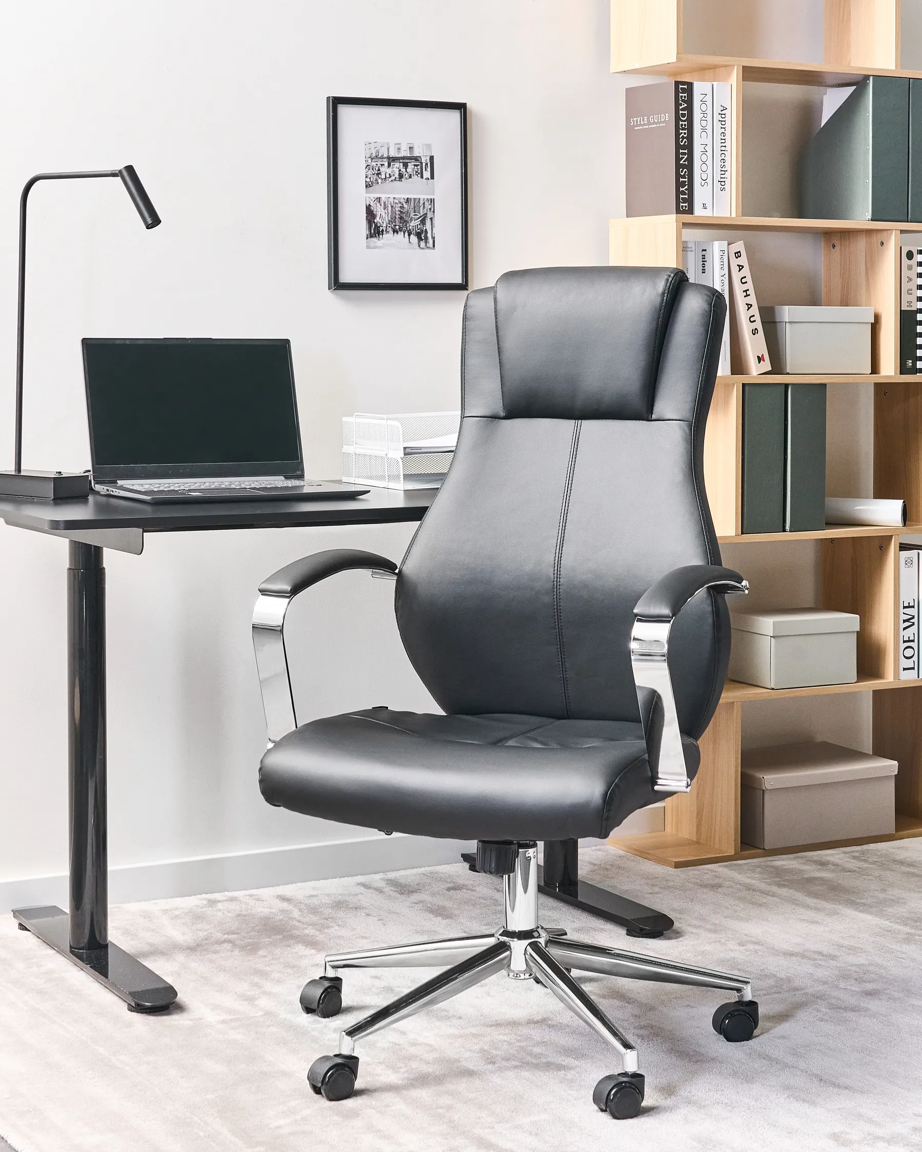Chefsessel ADEPT Kunstleder Schwarz_998574