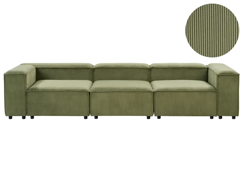 Modulsofa 3-Sitzer ARDAL Cord Grün