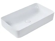 Aufsatzwaschbecken ULUA 61 x 35 cm Keramik Weiß_922810