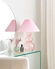 Table Lamp SENGWA Glass Pink_1027439