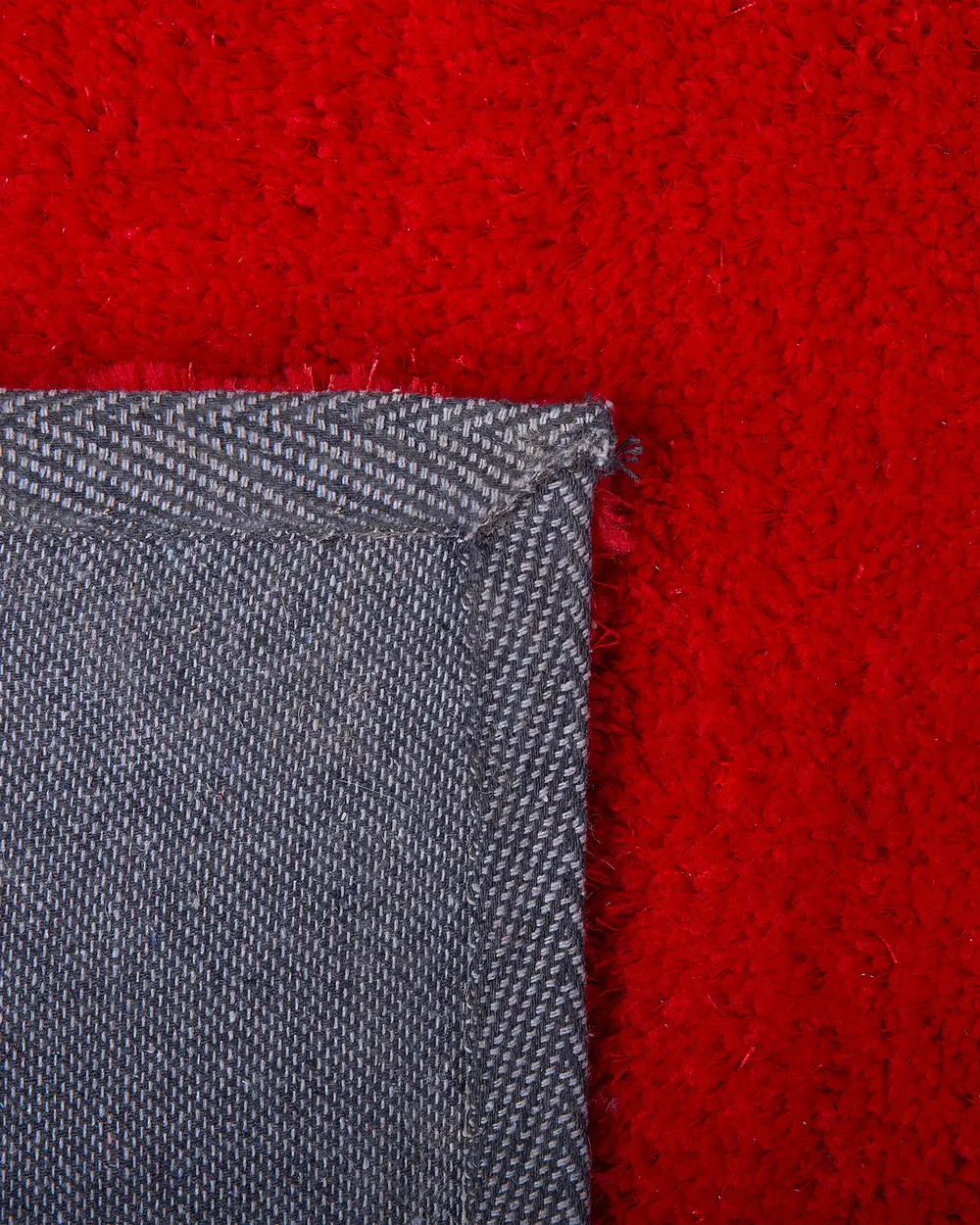 Zottelteppich DEMRE Rot 80 x 150 cm_715095