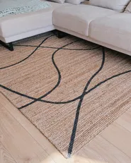 Teppich GHOTA Beige 160 x 230 cm Jute_1063176