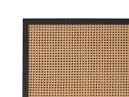 Postelja PE ratan MONPAZIER 120 x 200 cm Črna_1037766