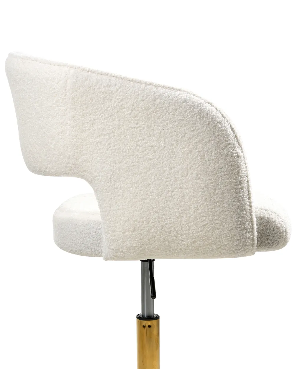 Desk Chair KATONAH Boucle Off-White - Beliani.be