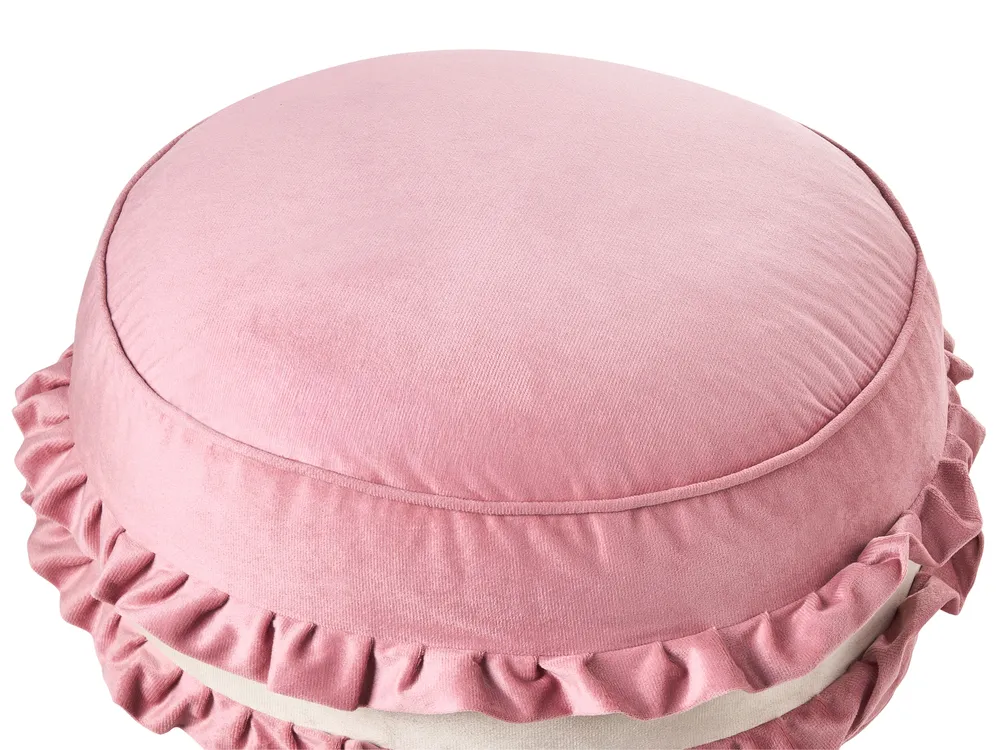 Kids Pouffe MAROT Velvet Pink_1039720