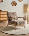 Sessel SKOVDE Webpelz Taupe