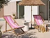 Ersatzstoff für Sonnenliege 2er Set ANZIO/AVELLINO 113 x 44 cm Rosa