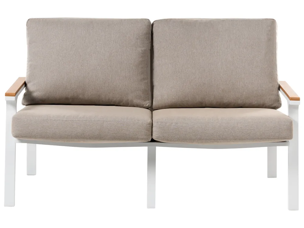 Lounge Set mit Tisch 4-Sitzer ORERO Taupe_1027763
