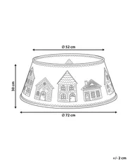 Christmas Tree Collar HEINOLA 72 cm Iron Off-White_1173517