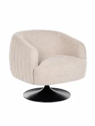 Drehsessel NORAGER Stoff Hellbeige_1168277