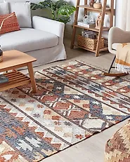 Vloerkleed KALFA Meerkleurig 160 x 230 cm Jute_1182425