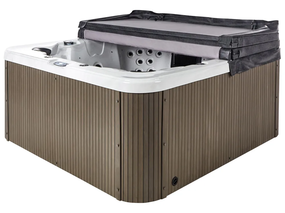 Outdoor Whirlwanne mit LED VILLARRICA Weiß_965304