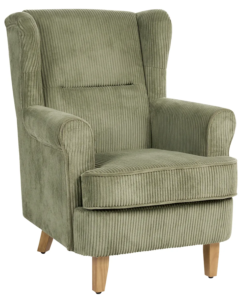 Ohrensessel ABSON Cord Grün