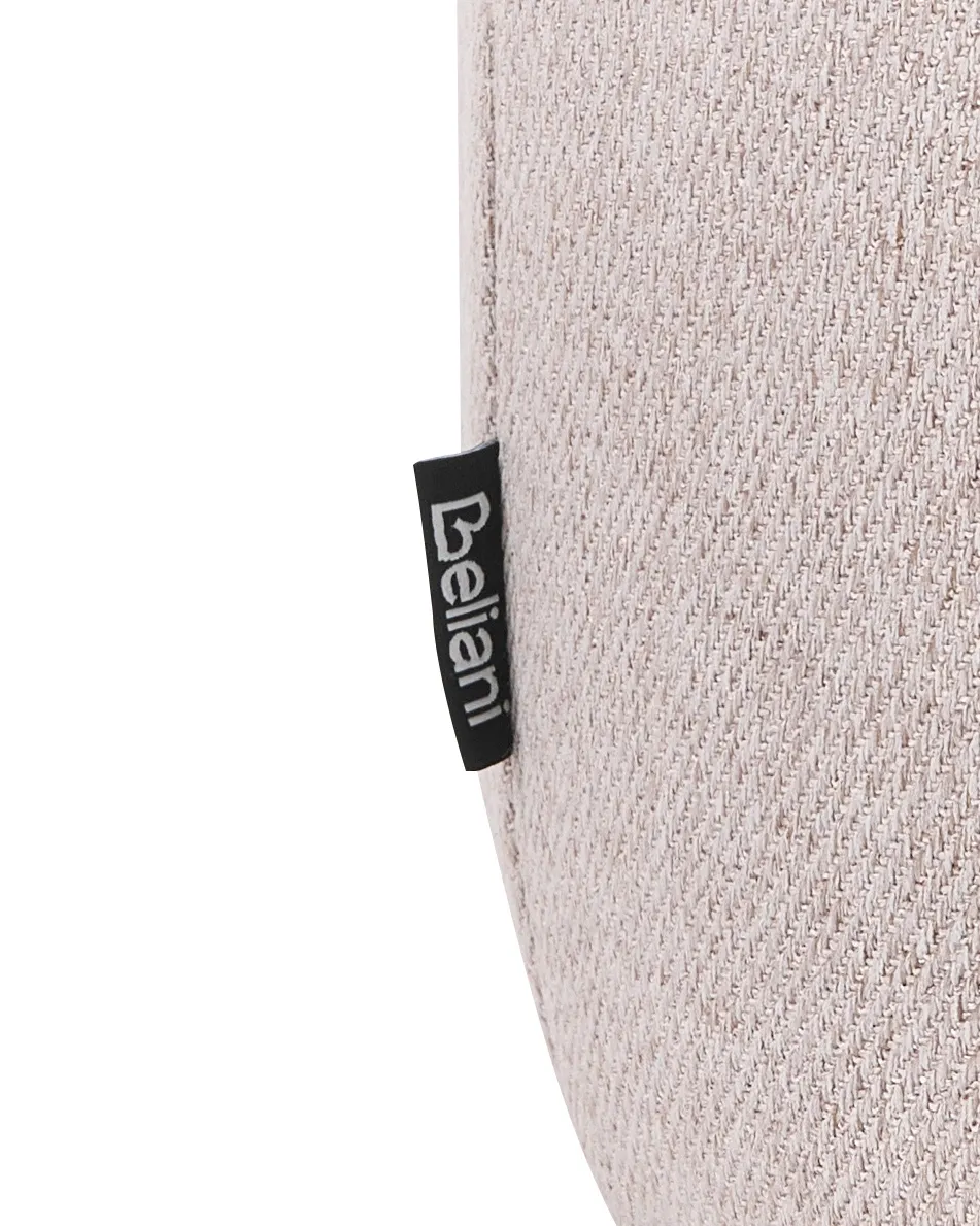 Swivel Armchair HORSENS with Storage Fabric Beige_1063308