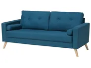 Sofa 2-Sitzer KALMAR Stoff Seeblau_755655