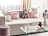 Dekokissen 2er Set MILLET 30 x 50 cm Cord Rosa Geometrisches Muster