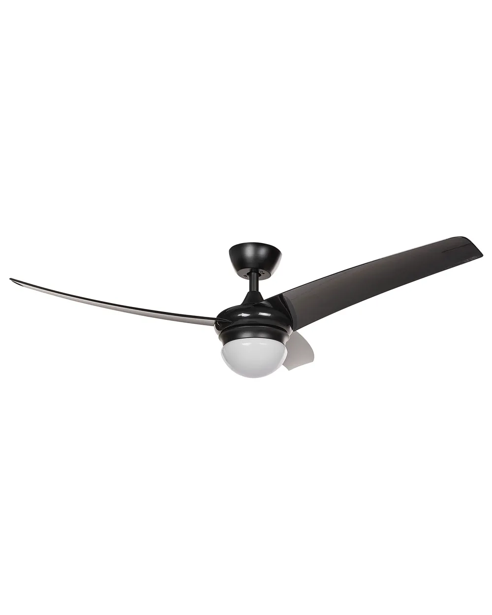 Deckenventilator mit Licht JIBOA mit Fernbedienung Schwarz