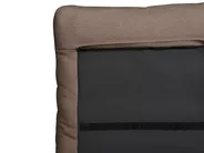 Bett mit Lattenrost Bouclé MELLE 160 x 200 cm Braun_965709