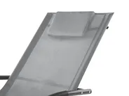 Schaukel-Sonnenliege CARANO II Metall Hellgrau_812628