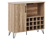 Wine Cabinet ELISTON Light Brown_969170