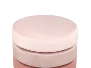 Pouf LOUIN Samtstoff Rosa_876675