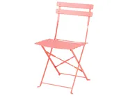 Bistro Set klappbar FIORI Metall Korallenrot_879161