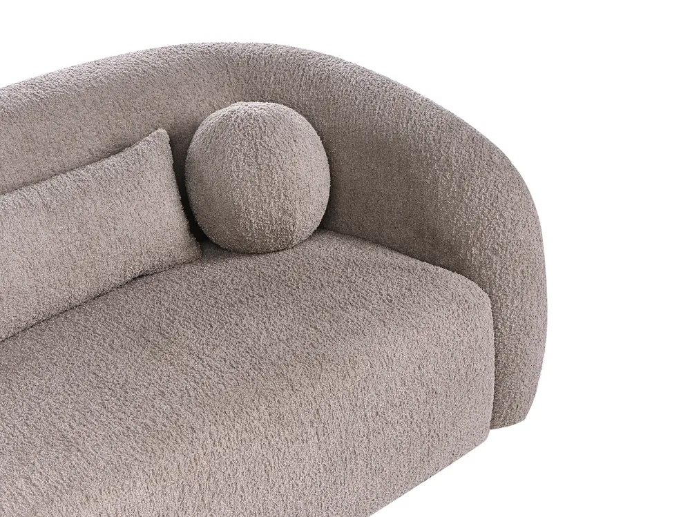 Sofa 2-Sitzer EGEDAAL Bouclé Taupe_1053493