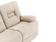 Sofa manuell verstellbar 2-Sitzer BERGEN Stoff Beige_1064861