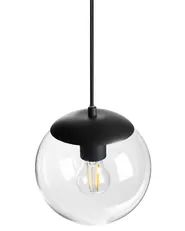 Outdoor Pendant Lamp BLEES Metal Black_1108518
