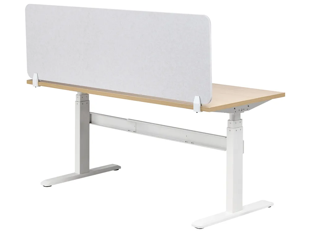 Desk Screen SPLIT 160 x 50 cm Off-White_1015206