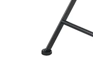 Bistro Set klappbar ADRANO Metall Terrazzo Optik Schwarz_1021748