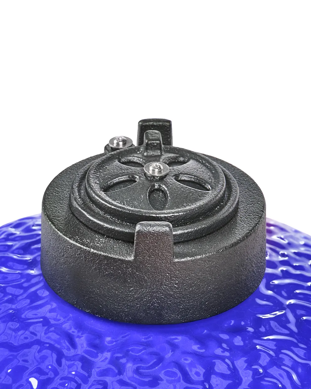 Mini Charcoal BBQ Grill KAMADO Ceramic Blue_1007574
