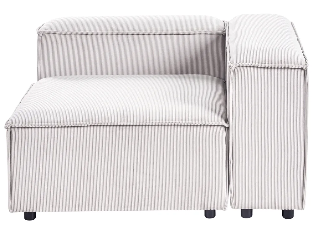 Modul Ecksofa 4-Sitzer ARDAL Cord Cremeweiß rechtsseitig_1008127