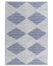 Teppich DATCA Blau 160 x 230 cm Wolle_848519