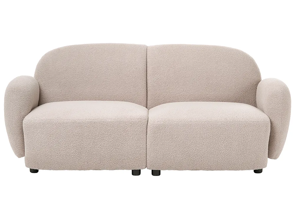 Bank 3-zits JULE Bouclé Beige_1125963
