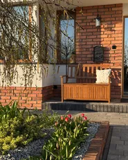 Gartenbank SOVANA 120 cm mit Stauraum Akazienholz Braun_1072659