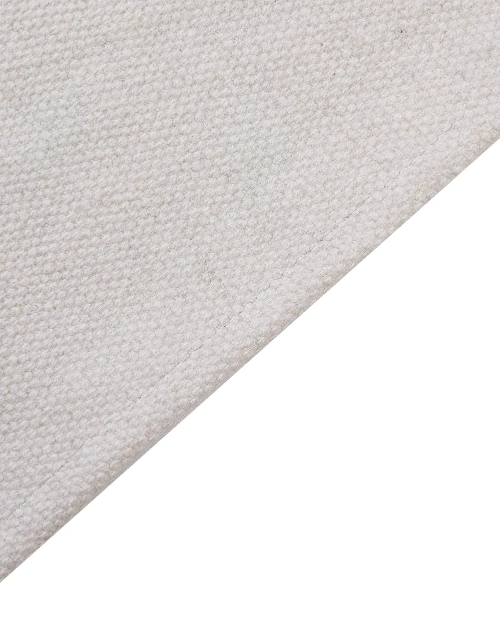 Kinderteppich ALPOUD Weiß 140 x 200 cm Baumwolle_906539