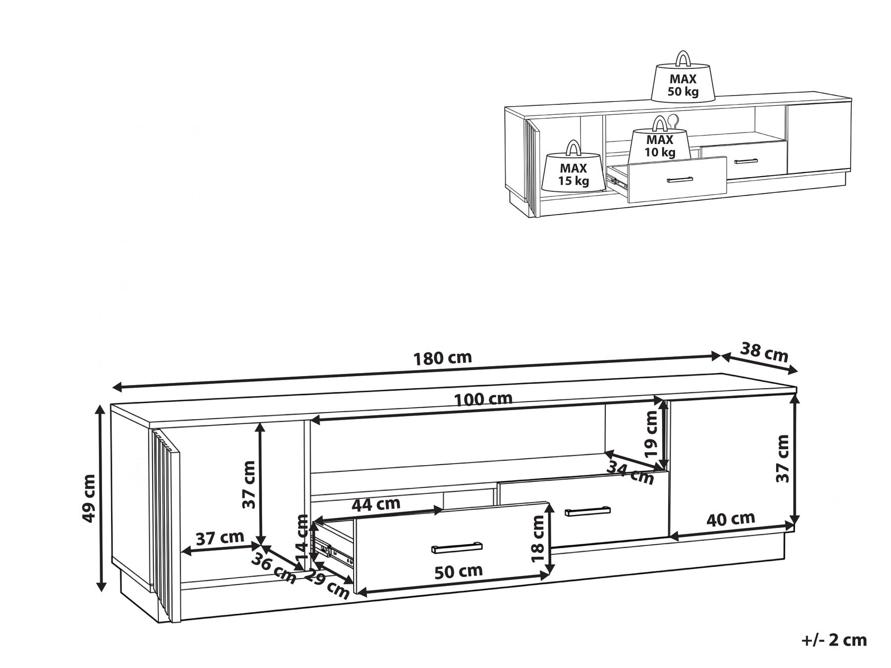 TV Stand MANAIA Brown_1067640