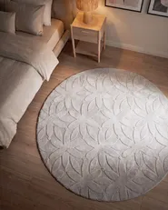 Teppich HOOD Hellgrau ø 160 cm_1107451