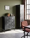 Kommode ENAGO Metall Schwarz