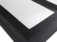 Boxspringbett Kunstleder PRESIDENT 180 x 200 cm Schwarz_719728