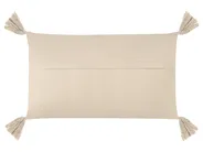 Dekokissen 2er Set CAESIA 30 x 50 cm Baumwolle Hellbeige Ohne Muster_915786
