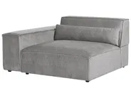 Modul Ecksofa 4-Sitzer HELLNAR Stoff Grau linksseitig_911934