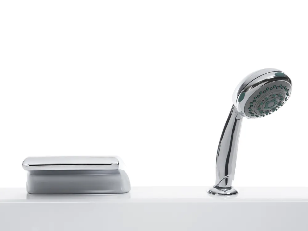 Corner Hot Tub with LED VARADERO 1830 x 900 mm White Left Hand_706932