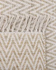Teppich AFRIN Beige 140 x 200 cm Jute_807465