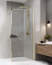 Shower Screen WASPAM 900 x 1900 mm Gold_944025