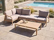 Garden Corner Section RIVELLO Acacia Wood Light Brown_1156407