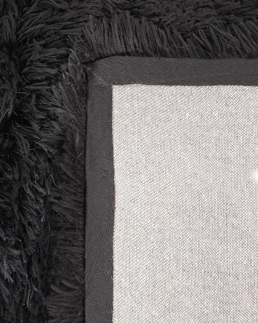 Shaggy Rug CIDE Black 160 x 230 cm_1033885