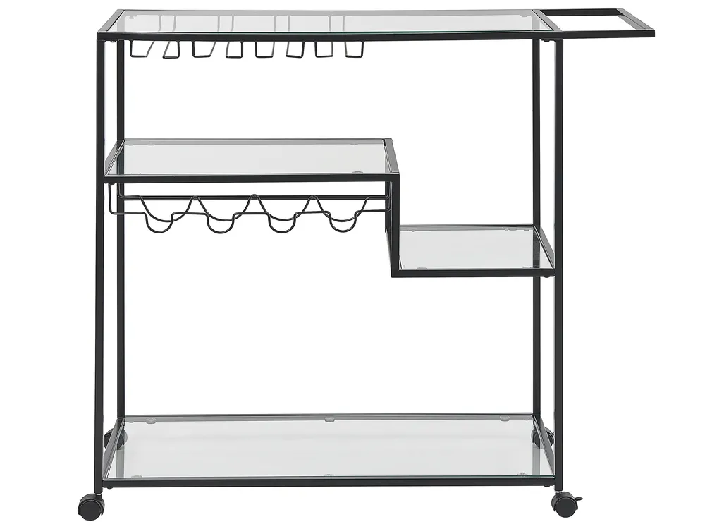 Kitchen Trolley MARCOLA Metal Black_821266